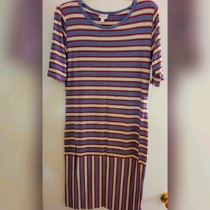 LuLaRoe Striped Julia Dress - NWT